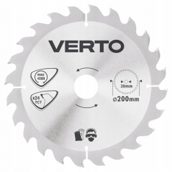 Tarcza do pilarki, widiowa, 200 x 30 mm, 24 zęby