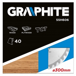 Tarcza do pilarki, widiowa, 300 x 30 mm, 40 zębów