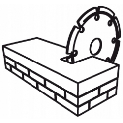 Tarcza diamentowa 115 x 22.2 mm, segmentowa