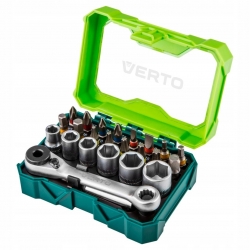 Zestaw bitów i nasadek 24 szt., 25 mm - 2 x PH, 2