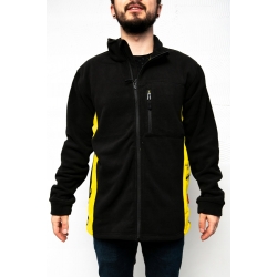 LAHTI PRO BLUZA POLAROWA CZARNO - ŻÓŁTA ROZ.M