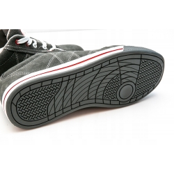 LAHTI PRO PÓŁBUTY ZAMSZOWE SZARO - CZERWONE