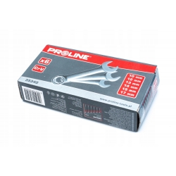 PROLINE ZESTAW KLUCZY OCZKOWO - PŁASKICH 35340