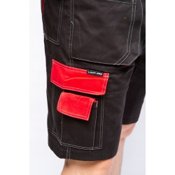 LAHTI PRO SPODENKI KRÓTKIE CZARNO-CZERWONE 2XL BHP