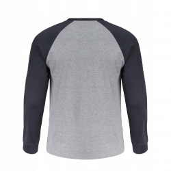 LAHTI PRO KOSZULKA Z DŁUGIM RĘKAWEM SZARO-CZARNA