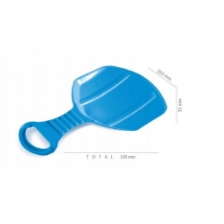 Ślizg jabłuszko dziecięce na śnieg ślizgacz różowe