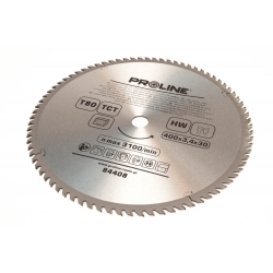 PROLINE PIŁA TARCZOWA DO DREWNA FI400 80 ZĘBÓW
