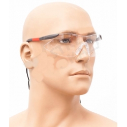 PROLINE OKULARY OCHRONNE BIAŁE Robocze BHP + etui