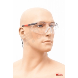 PROLINE OKULARY OCHRONNE BIAŁE Robocze BHP + etui