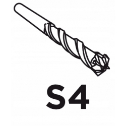 Wiertło do betonu SDS Plus, 18 x 600 mm, S4, quatr