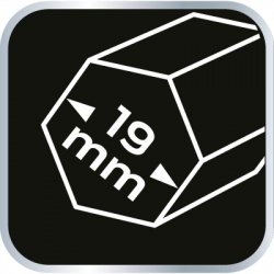 Łom 1000mm, 19 mm, 90 stopni