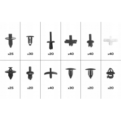 Zestaw spinek samochodowych Volvo, 350 sztuk