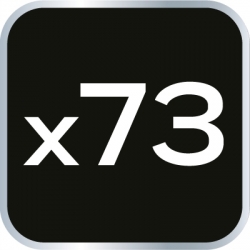 Końcówki wkrętakowe z uchwytem 73 szt.