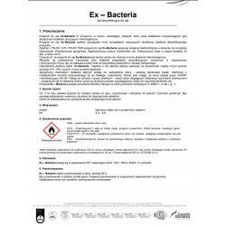 EX-BACTERIA ŻEL ANTYBAKTERYJNY DOZOWNIK GRATIS