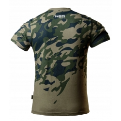 T-shirt roboczy z nadrukiem CAMO, rozmiar XL