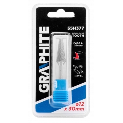 Frez do metalu HM, typ L (stożkowy), 12 x 30 mm, t