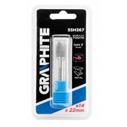 Frez do metalu HM, typ E (owalny), 14 x 22 mm, trz