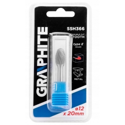 Frez do metalu HM, typ E (owalny), 12 x 20 mm, trz