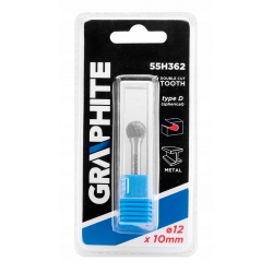 Frez do metalu HM, typ D (kulisty), 12 x 10 mm, tr