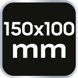 Kątownik płaski, DIN875/2, 150x100mm