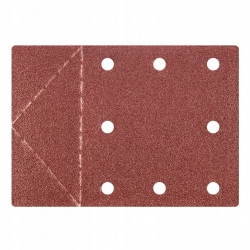 Papier ścierny 115 x 160 mm, otwory, perforacja do