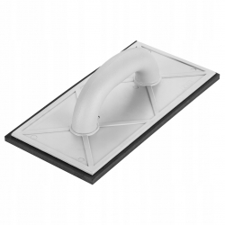 Paca z gumą 8 mm, 280 x 140 mm, uchwyt z tworzywa