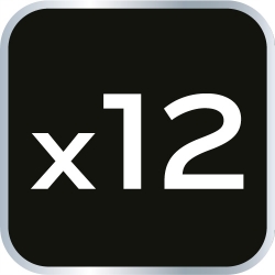 Klucze płaskie dwustronne 6-32 mm, zestaw 12 szt.