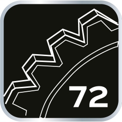 Klucz płasko-oczkowy z przegubem i grzechotką 8 mm