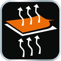 Ogrodniczki robocze, ostrzegawcze, pomarańczowe, r