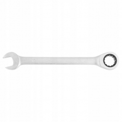 Klucz płasko-oczkowy z grzechotką, 17 mm