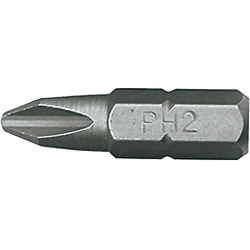 Końcówki wkrętakowe PH2 x 25 mm, 10 szt.