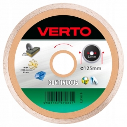 Tarcza diamentowa 125 x 22.2 mm, pełna