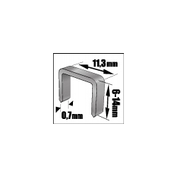Zszywacz tapicerski 6-8 mm, zszywki J