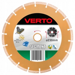 Tarcza diamentowa 230 x 22.2 mm, segmentowa