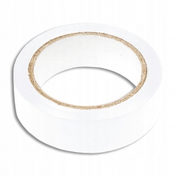 Taśma izolacyjna 10 m x 19 mm, biała