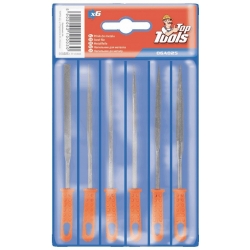 Pilniki iglaki do metalu, zestaw 6 szt.