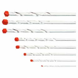 Wiertła do gazo-betonu 3-10 mm, zestaw 8 szt.