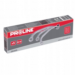 KLUCZE OCZKOWO-WYGIĘTE TYP C SZT 5 PROLINE 36455