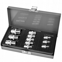 Klucze nasadowe Torx E4-E20 11el Proline 18711