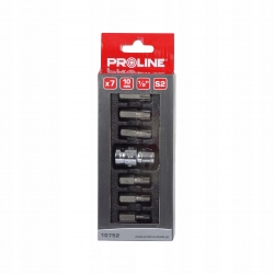 PROLINE ZESTAW KOŃCÓWEK TORX SECURITY 10752