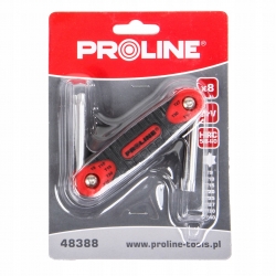 PROLINE 48388 Zestaw kluczy TORX 8 szt