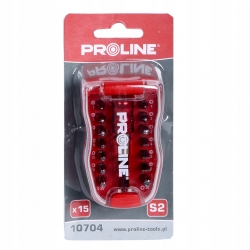 PROLINE ZESTAW 15 SZT. KOŃCÓWEK 1/4'' 10704