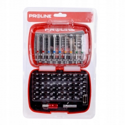 PROLINE ZESTAW KOŃCÓWEK Z UCHWYTEM 71SZT. 10703