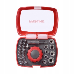 PROLINE 10702 Zestaw 27 końcówek z grzechotką 1/4