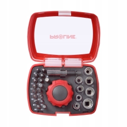 PROLINE 10702 Zestaw 27 końcówek z grzechotką 1/4