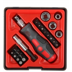 PROLINE 10022 Wkrętak z końcówkami i nasadk 22 szt