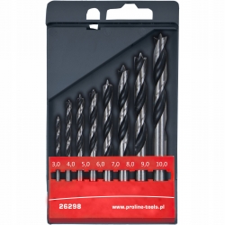 PROLINE 26298 Zestaw wierteł do drewna 8 szt