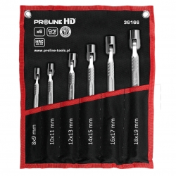 PROLINE KLUCZE PRZEGUBOWE NASADOWE 8-19MM 36166