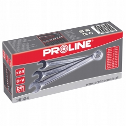 PROLINE 35324 Zestaw kluczy płasko-oczkowych 6-32