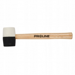 PROLINE MŁOTEK GUMOWY CZARNO BIAŁY 370G FI50 12023